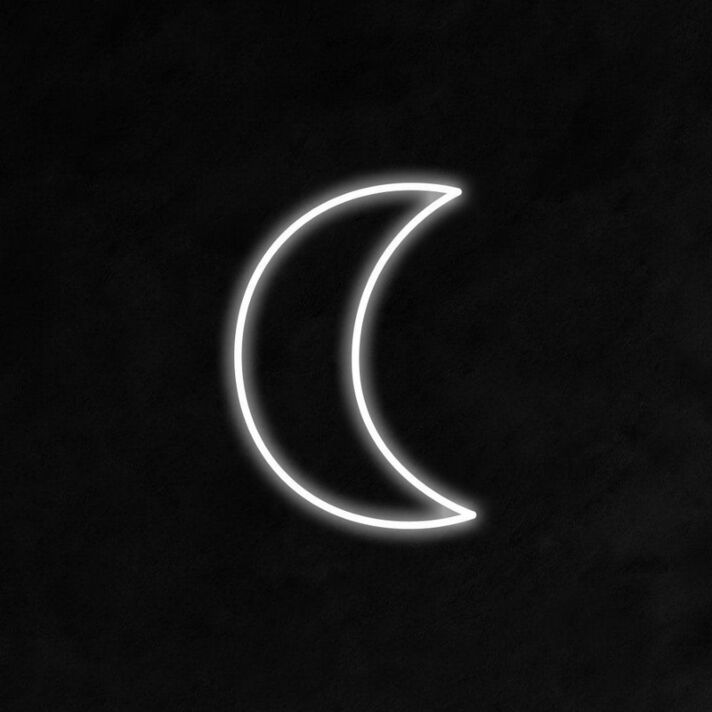 Moon Neon Sign for Peaceful and Relaxing Spaces