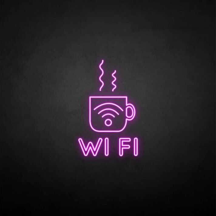 WIFI 3' neon sign