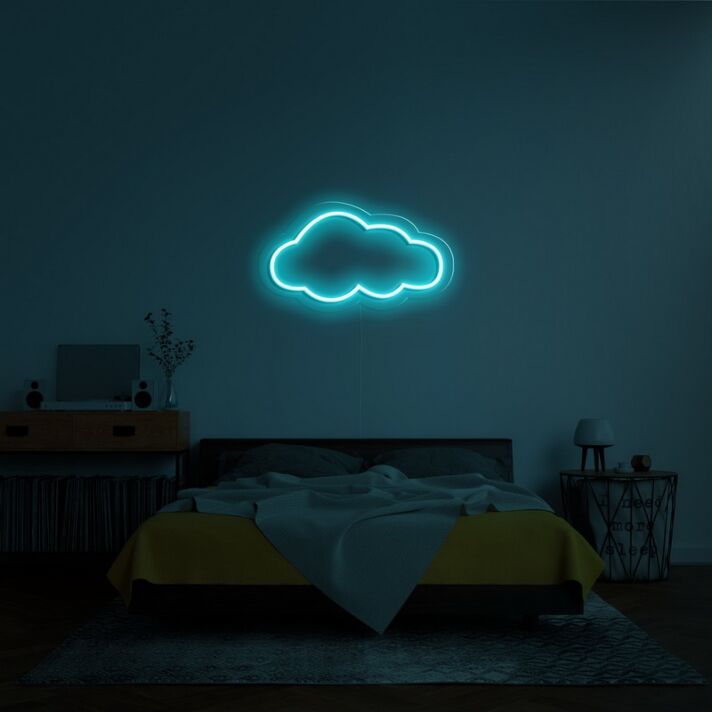 Cloud Neon Sign for Relaxing and Peaceful Decor