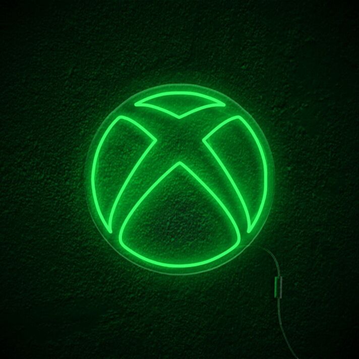 Xbox Neon Sign for Gamers and Entertainment Spaces