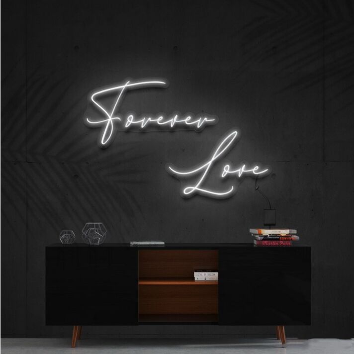 Forever Love Neon Sign for Romantic and Loving Spaces