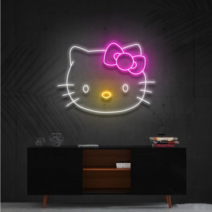 Hello Kitty Multicolour Neon Sign for Fans and Playful Decor