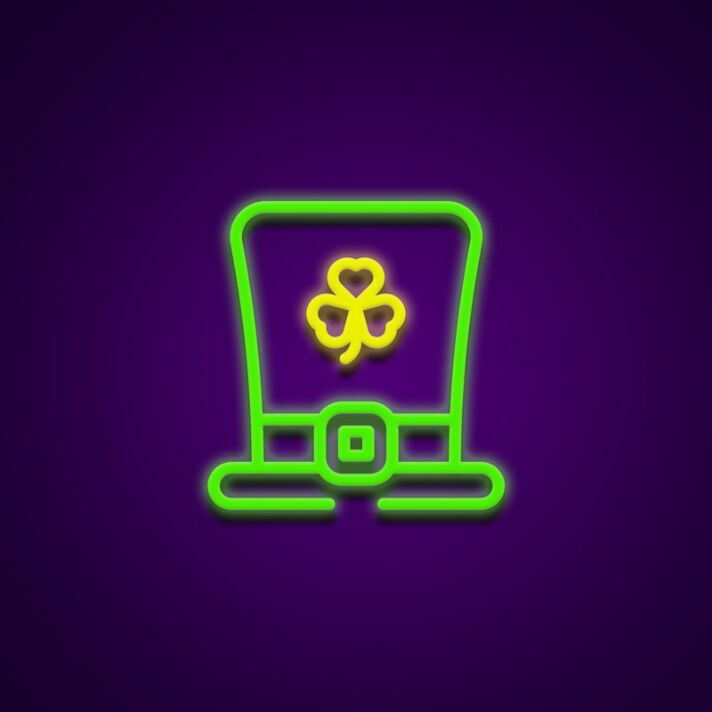 St Patricks Neon Sign for Festive and Irish Decor