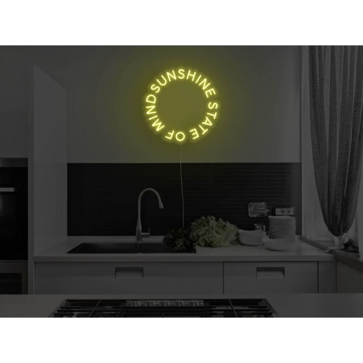 Sunshine State Of Mind Neon Sign for Positive and Happy Spaces