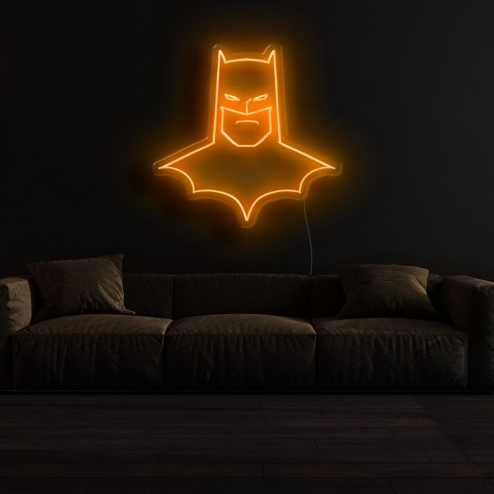 Batman Neon Sign for Superhero Fans