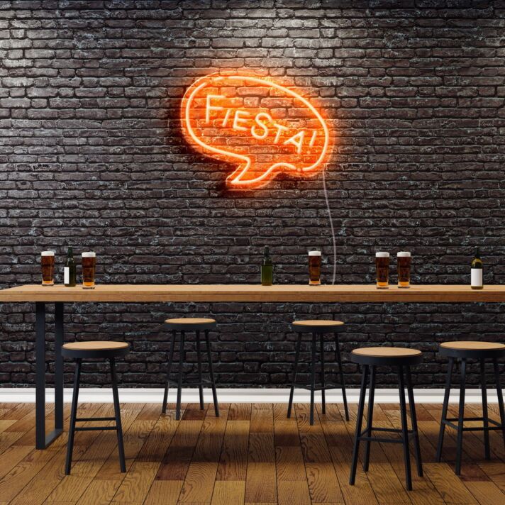 Fiesta Neon Sign for Festive and Fun Spaces