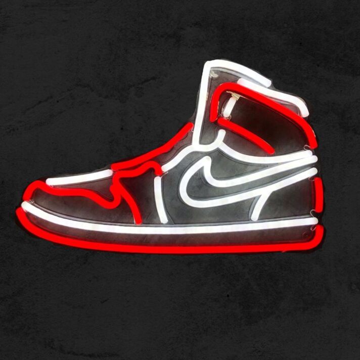 Aj1 V1 Neon Sign for Sneaker Enthusiasts