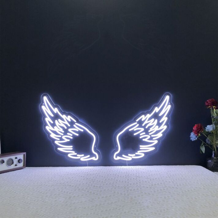 Angel Wings V1 Neon Sign for Spiritual and Peaceful Spaces
