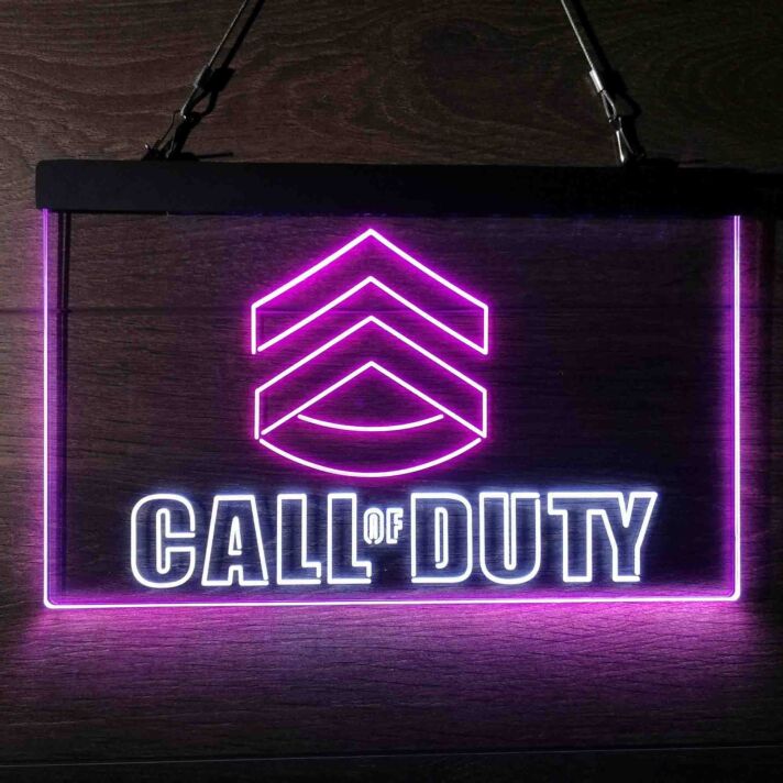 Call Of Duty Dual LED Neon Sign for Gaming Fans