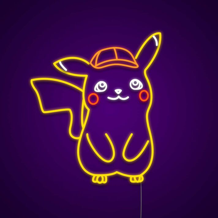 Pikachu Neon Sign for Anime Fans