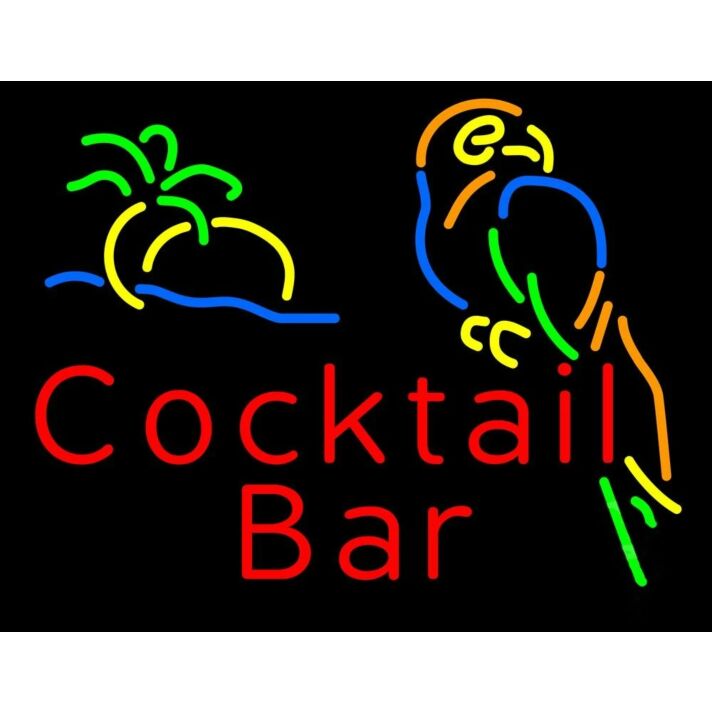 Neon Cocktail Bar Sign for Wall Decor for Bars and Social Spaces