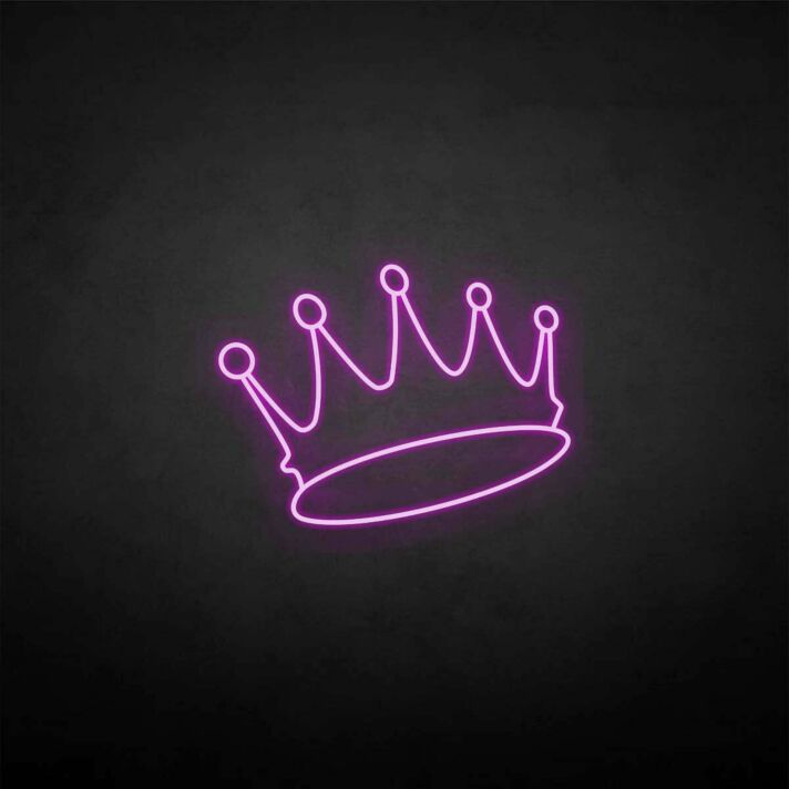 'crown' neon sign