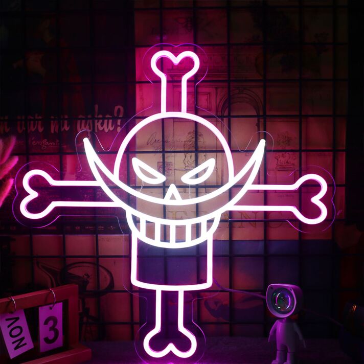 One Piece Edward Newgate Neon Sign for Anime Fans