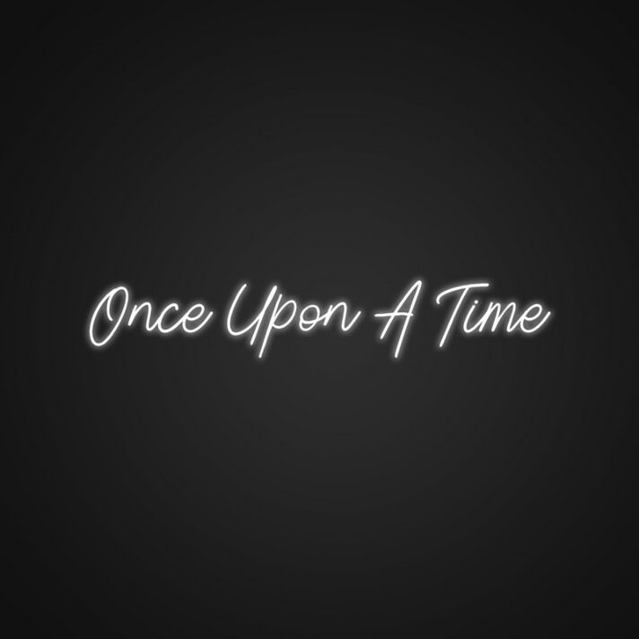 Once Upon A Time Neon Sign for Fairytale and Nostalgic Decor
