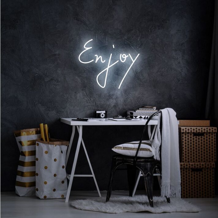 Enjoy Neon Sign for Positive and Fun Spaces
