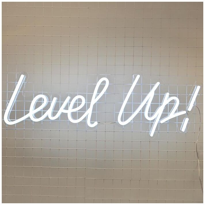 Level Up Neon Sign enhances gaming rooms with style
