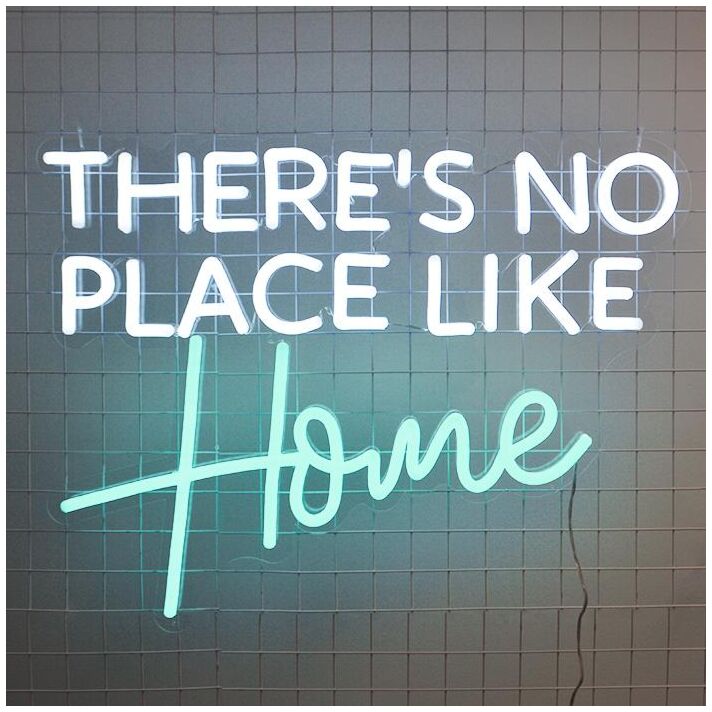 Theres No Place Like Home Neon Sign makes any home feel cozy