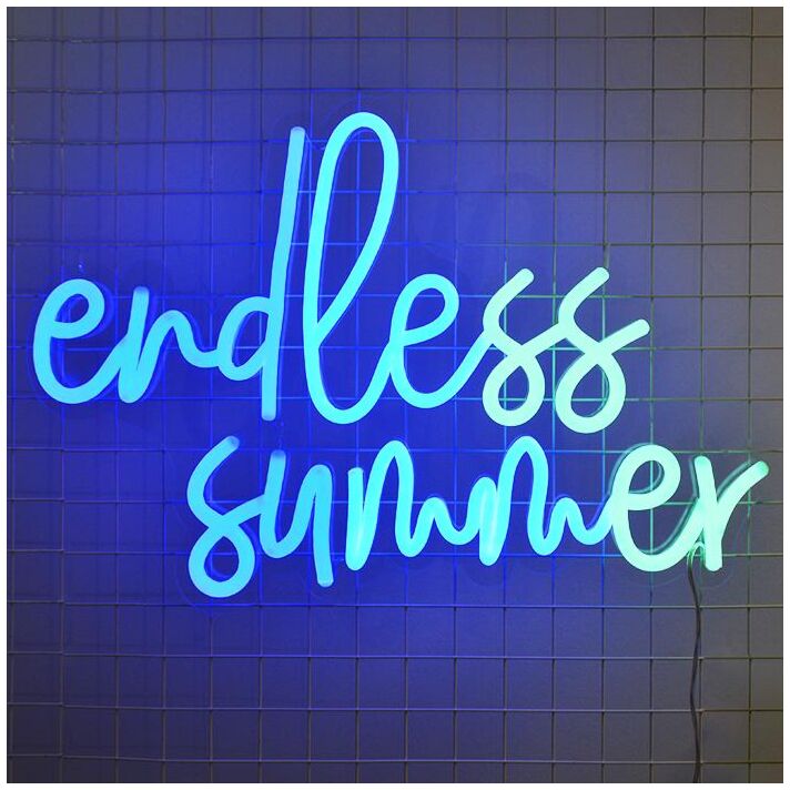 Endless Summer Neon Sign perfect for beach house decor