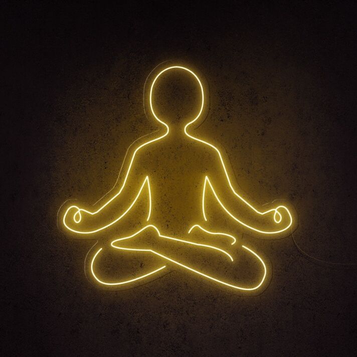 Meditate Neon Sign perfect for yoga and meditation rooms