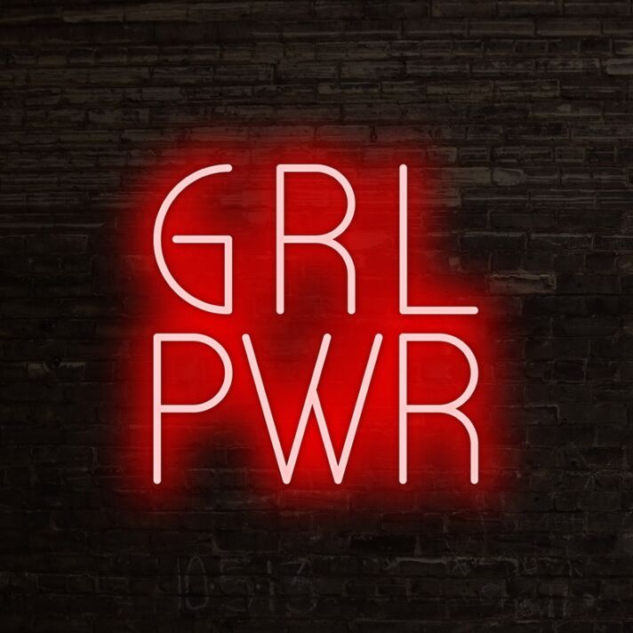 Girl Power Neon Sign perfect for empowering and positive settings