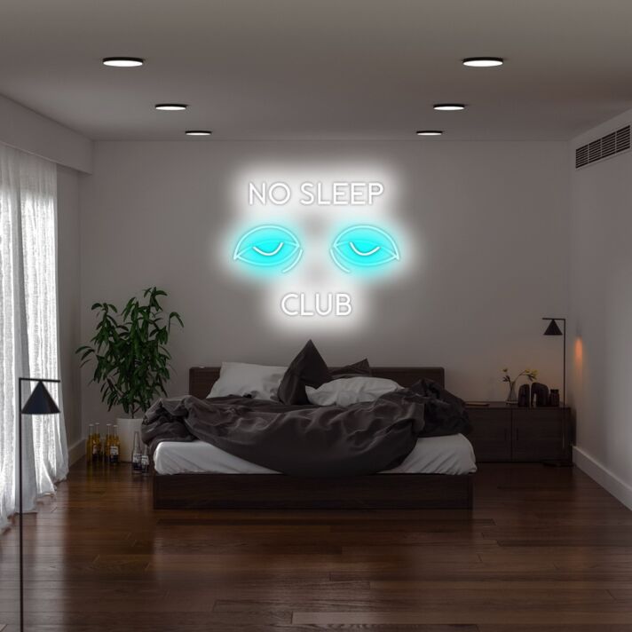 No Sleep Club Neon Sign perfect for night owls