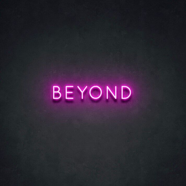 Beyond Neon Sign for Futuristic Spaces