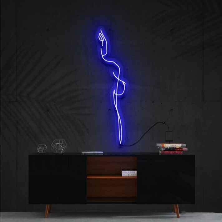 Exposed Neon Sign for Bold Statements