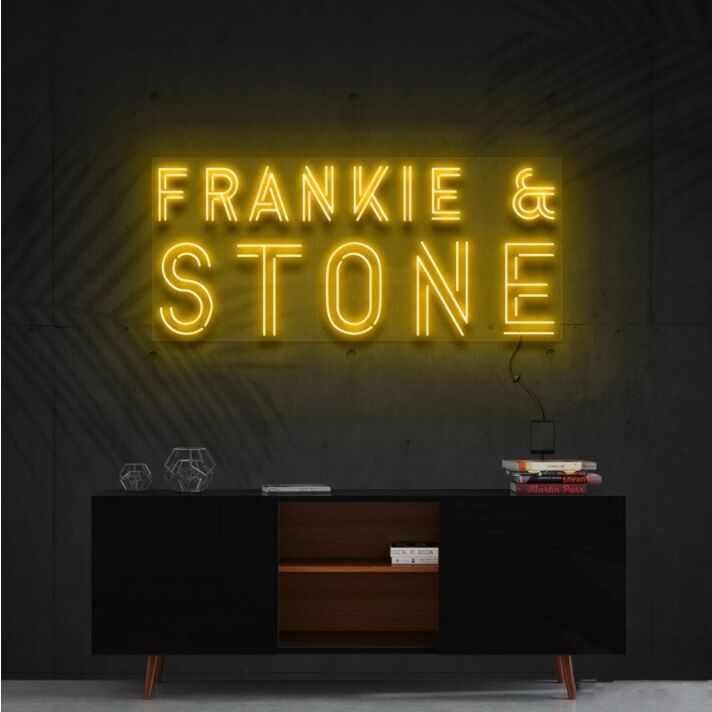 Frankie Stone Neon Sign for Bold and Edgy Spaces