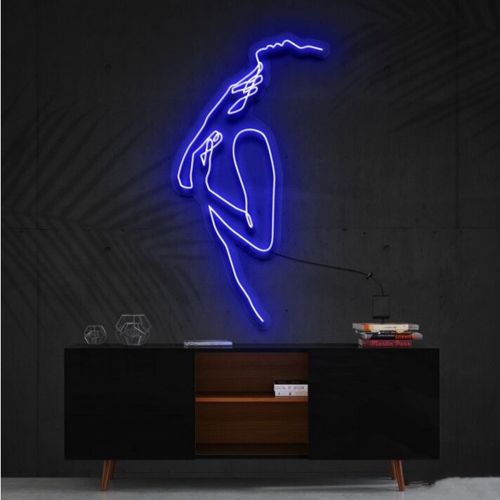 A Minimalist Touch Neon Sign for Modern Decor