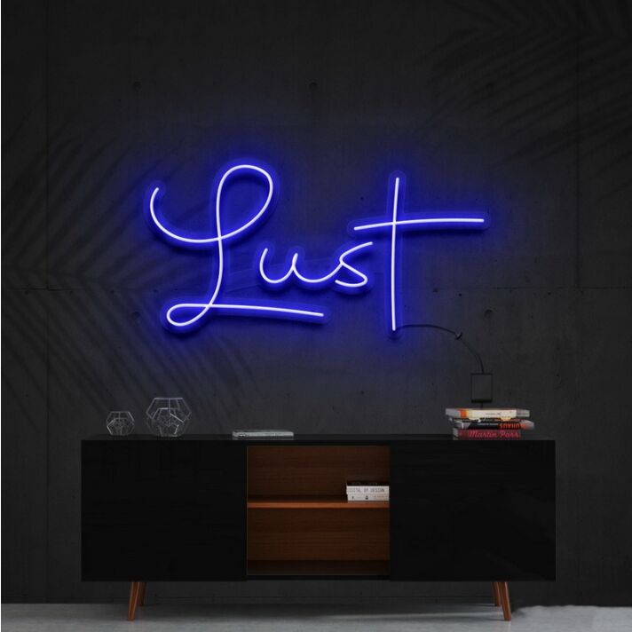 Lust Neon Sign for Romantic Settings