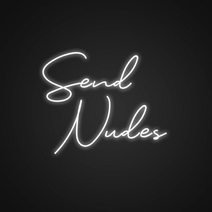 Send Nudes Neon Sign V2 for Playful Decor