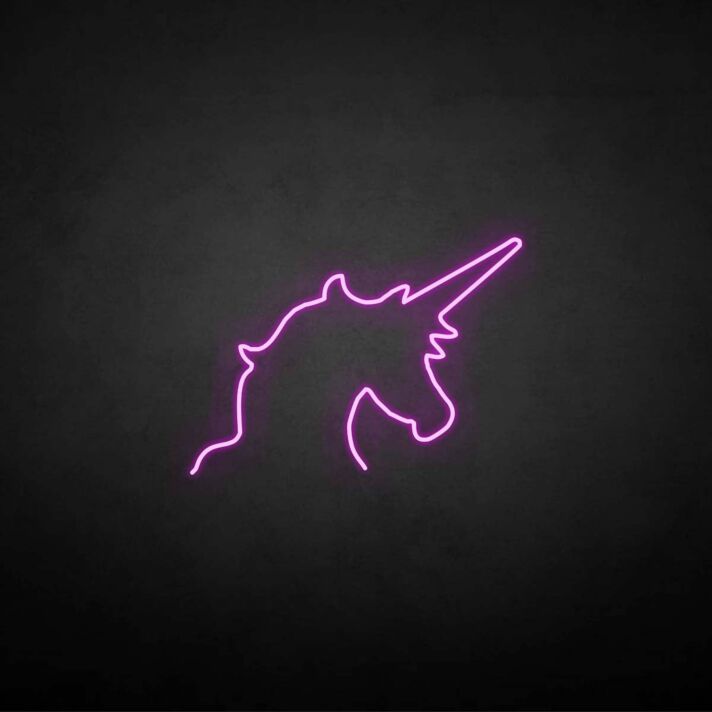 Unicorn' neon sign
