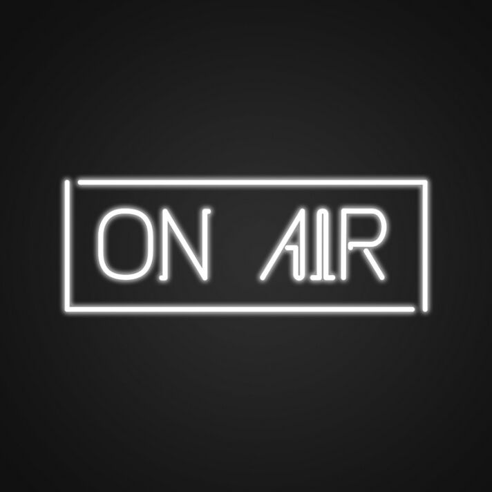 On Air Sign Neon Sign for Studios