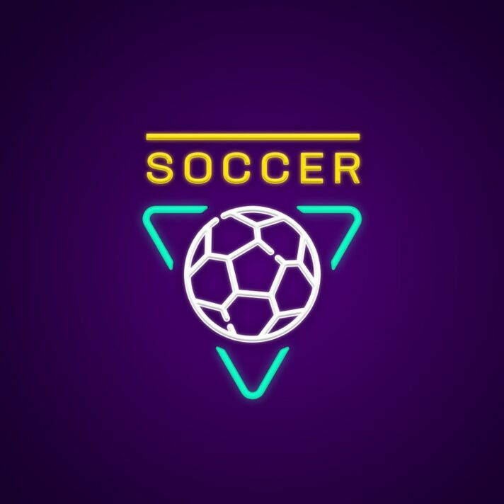 Soccer Neon Sign for Sports Fans