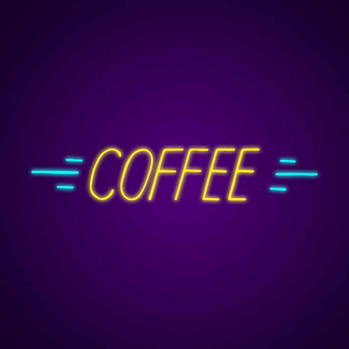 Coffee Neon Sign for Coffee Shops