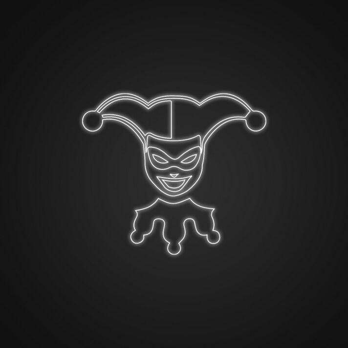 Clown Neon Sign for Circus Themes