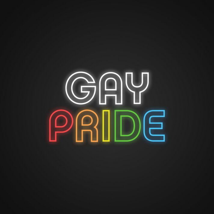 Gay Pride Neon Sign for Pride Decor