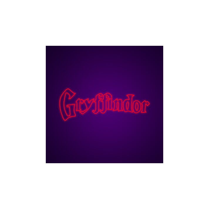 Gryffindor Neon Sign Must-have decor for Harry Potter fans