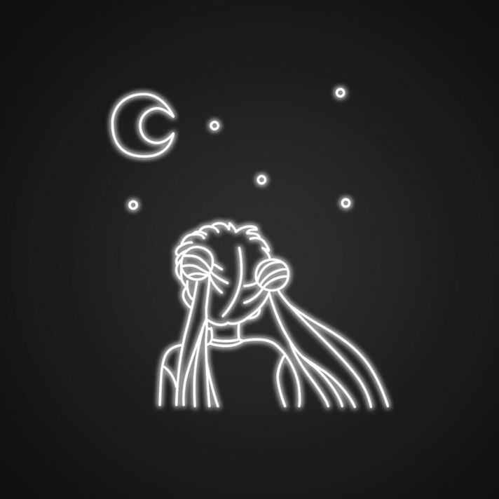 Sailor Moon Neon Sign Ideal for anime fans and themed rooms