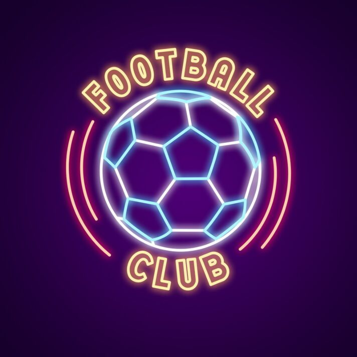 Football Club Neon Sign Show your team spirit