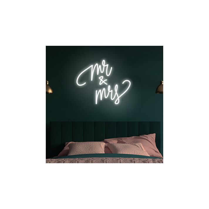 Mr Mrs Neon Sign Celebrate weddings and anniversaries