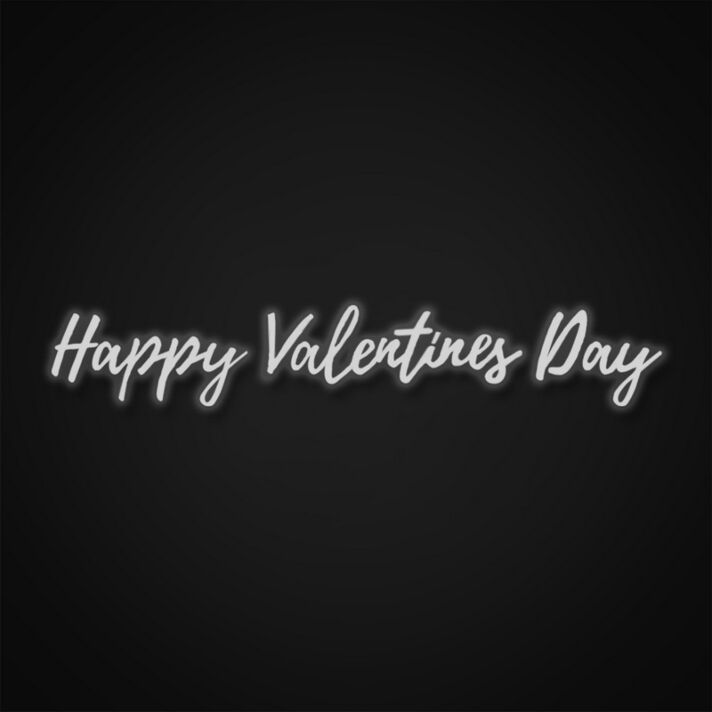 Happy Valentines Day Sign Neon Sign Light up your Valentine's Day
