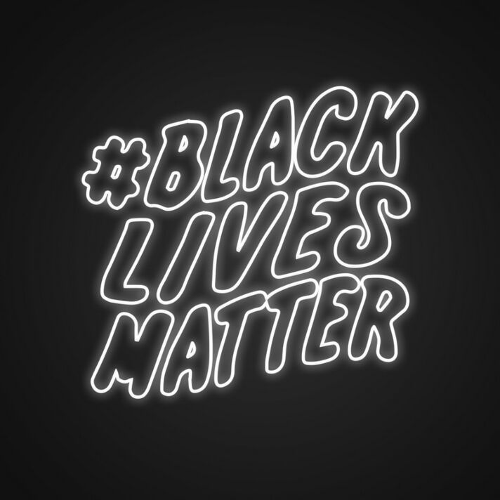 Blacklivesmatter Neon Sign Spread an important message
