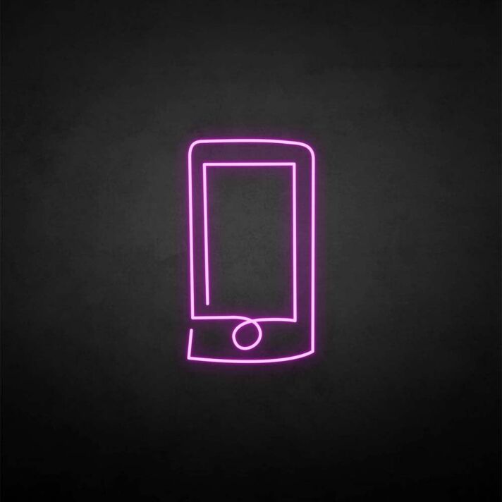 Phone' neon sign