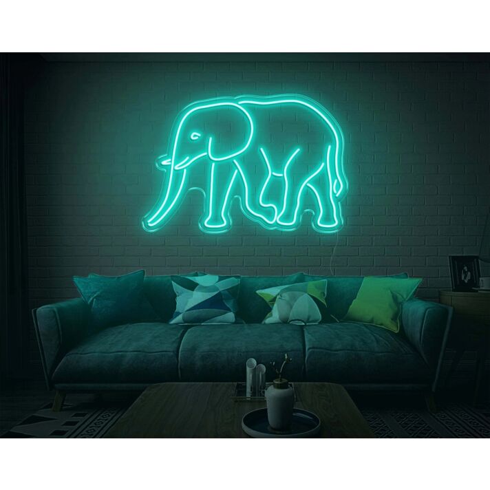 Elephant LED Neon Sign