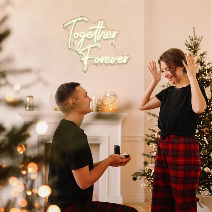 Together Forever Neon Sign Wedding Decor