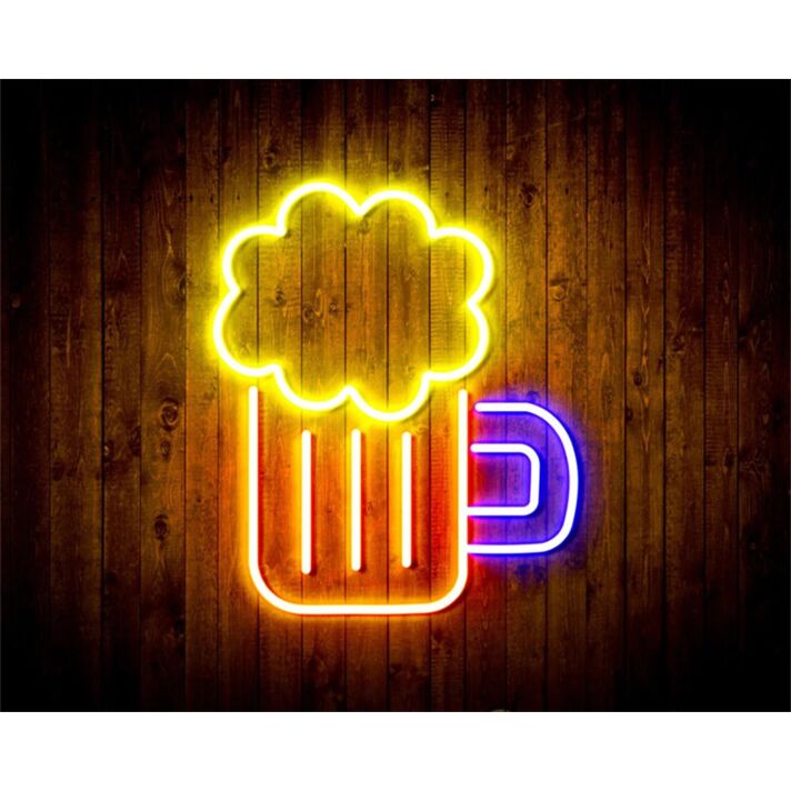 Elevate Your Bar, Party, or Man Cave Ambiance with the Beer LED Neon Sign.