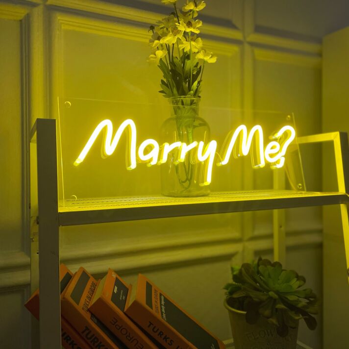 'Marry Me' Neon Sign