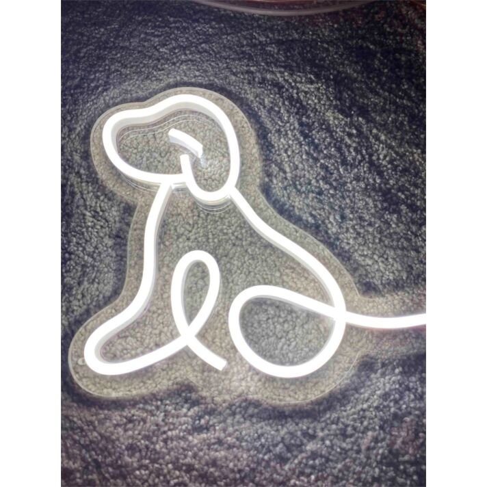 Brighten Your Space: Dog LED Light Neon Sign Perfect for Home Decor, Office Ambiance, and Bar Highlighting