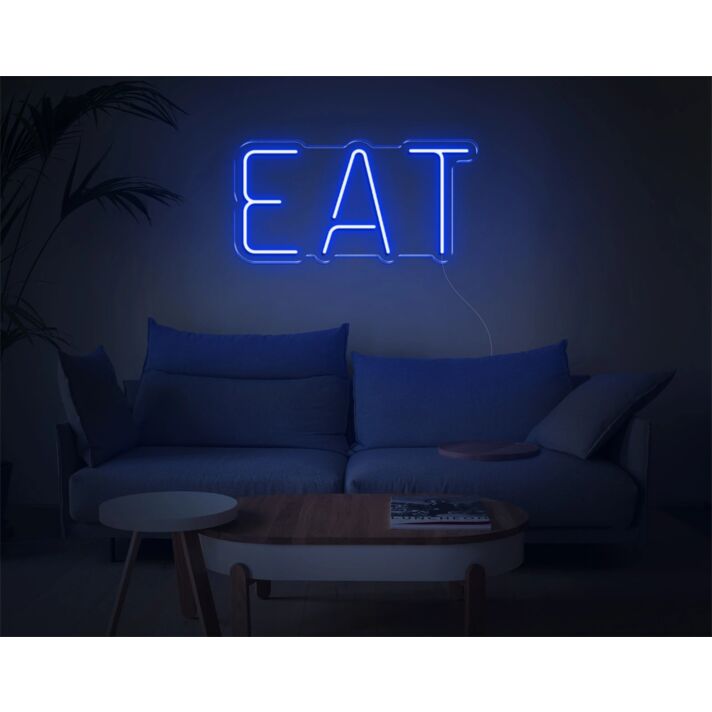 Brighten Your Dining Area, Bar, or Food Event with the Eat Custom LED Light LED Neon Sign.